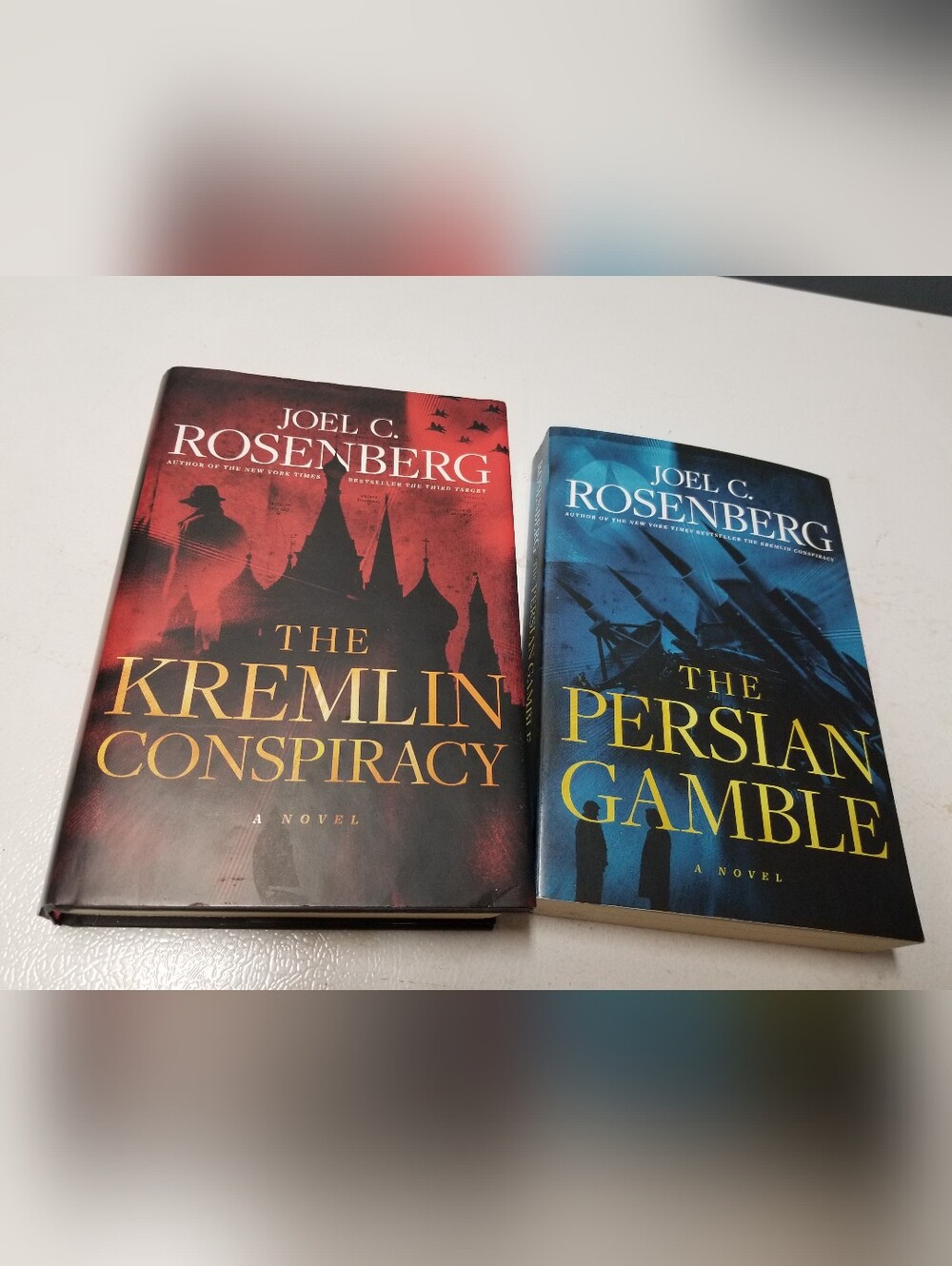 2 Joel Rosenberg Political Thriller Novels Adventure Assassin CIA Suspense Books